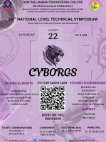 CYBORGS 2k26 Technical Symposium Poster